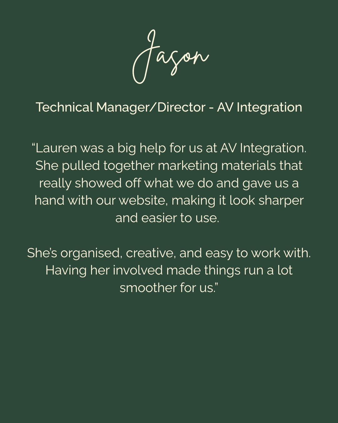 AV Integration